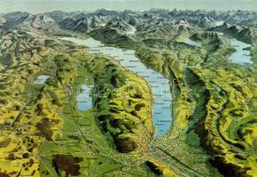 28 db modern térkép lap / 28 modern map cards