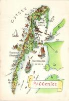 28 db modern térkép lap / 28 modern map cards