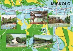 20 db modern, magyar térkép lap / 20 modern, Hungarian map cards