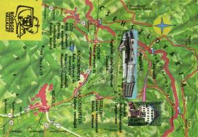 20 db modern, magyar térkép lap / 20 modern, Hungarian map cards