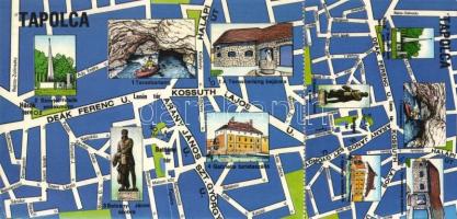 20 db modern, magyar térkép lap / 20 modern, Hungarian map cards