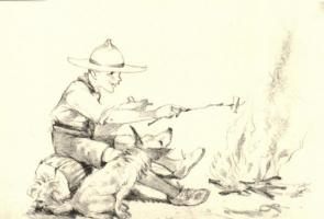 19 db főleg modern, Márton Lajos képeslap / 19 mainly modern Lajos Márton postcards