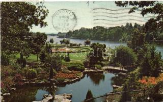 20 db modern, észak-amerikai képeslap: kertek, parkok / 20 modern North American postcards: gardens,...