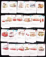 Modern vonatos kártya + horoszkópos jóskártya