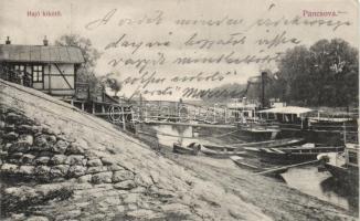 Pancsova, harbor (fa)