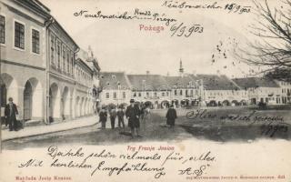 Pozsega, Pozega, Franz Joseph Square (Rb)