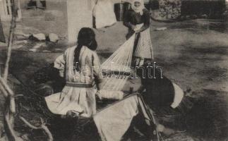 Macedonian weaving women, folklore