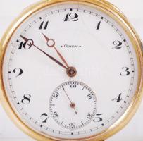 cca 1900 Orion Chronometre 18K arany (Au) tokos zsebóra, kiválóan működik / 
Pocket watch with 18 ca...