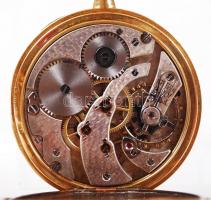 cca 1900 Orion Chronometre 18K arany (Au) tokos zsebóra, kiválóan működik / 
Pocket watch with 18 ca...