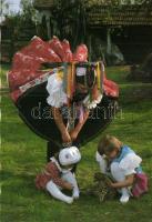 25 db modern, magyar folklórlap / 25 modern, Hungarian folklore cards