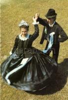 25 db modern, magyar folklórlap / 25 modern, Hungarian folklore cards