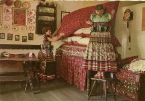 18 db modern, magyar folklórlap / 18 modern, Hungarian folklore cards