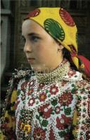 11 db modern, magyar folklórlap / 11 modern, Hungarian folklore cards