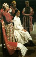 11 db modern, magyar folklórlap / 11 modern, Hungarian folklore cards