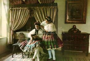 31 db modern, magyar folklórlap / 31 modern, Hungarian folklore cards