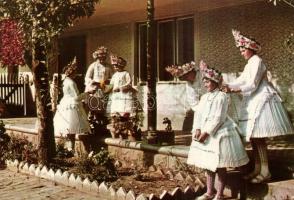 31 db modern, magyar folklórlap / 31 modern, Hungarian folklore cards