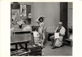 40 db modern, erotikus témájú képeslap, főleg festményreprodukciók / 40 modern, erotic postcards, mainly painting reproductions