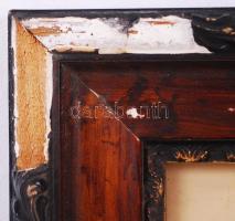 Prihoda István, Iványi Grünwald Béla: Fürdőzők. Színezett rézkarc, papír, több kisebb folt, üvegezet...