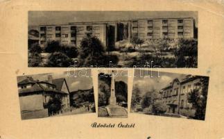 31 db modern, fekete-fehér magyar városképes lap / 31 modern, black and white Hungarian postcards