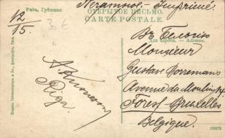 Riga Sünderstrasse / street, Hebensperger & Co