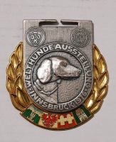 Ausztria 1976. "Welthundeaustellung-Innsbruck" zománcozott fém T:2