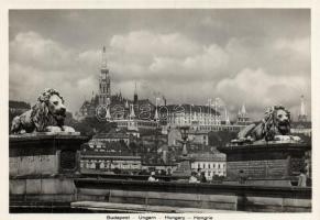 Budapest 7 db használatlan, jó állapotú képeslap, Balogh Rudolf fotói