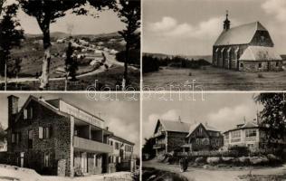 37 db modern, fekete-fehér magyar városképes lap / 37 modern, black and white Hungarian postcards