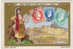 ca. 1900. 444 db Liebig szines litho reklámkártya főleg 6 db-os teljes sorozatokban, klf. témákban /...