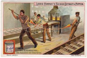 ca. 1900. 444 db Liebig szines litho reklámkártya főleg 6 db-os teljes sorozatokban, klf. témákban /...