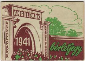 1941 Angelpark bérletjegy / Lunapark Dauerkarte