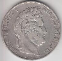 Franciaország 1844W 5Fr Ag "I. Lajos Fülöp" Lille T:2-,3
France 1844W 5 Francs Ag "Lo...