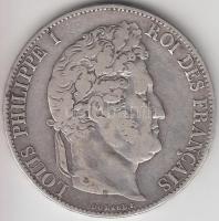 Franciaország 1847A 5Fr Ag "I. Lajos Fülöp" Párizs T:2-
France 1847A 5 Francs Ag "Lou...
