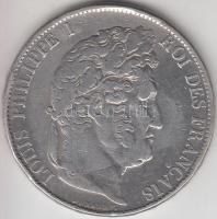 Franciaország 1847BB 5Fr Ag "I. Lajos Fülöp" Strasbourg T:2-,3
France 1847BB 5 Francs Ag &...