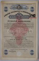 1930 Magyar leszámítoló és Pénzváltó Bank 500$ záloglevél / Pfandbrief