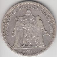 Franciaország / Második Köztársaság 1848A 5Fr Ag "Herkules" Párizs T:2-
France / Second Re...