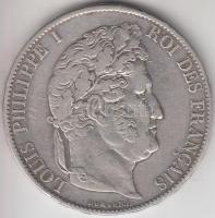 Franciaország 1848BB 5Fr Ag "I. Lajos Fülöp" Strasbourg T:2-
France 1848BB 5 Francs Ag &qu...