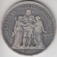 Franciaország / Második Köztársaság 1848BB 5Fr Ag "Herkules" Strasbourg T:2,2-
France / Se...