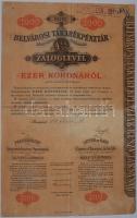 1899 Belvárosi Takarékpénztár 1000K záloglevél / Pfandbrief