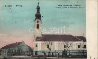 Sztapár / Stapar serbian church and town hall (EB)