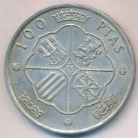 Spanyolország 1966.(66) 100P Ag "Caudillo" T:2,2-
Spain 1966.(66) 100 Pesetas Ag "&qu...