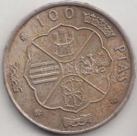 Spanyolország 1966.(68) 100P Ag "Caudillo" T:2 Spain 1966.(68) 100 Pesetas Ag ""Caudillo" C:XF