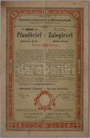 1895 Nagyszebeni Földhitelintézet 200K záloglevél / Pfandbrief