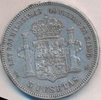 Spanyolország 1876.(76) 5P Ag "XII. Alfonz" T:2-
Spain 1876.(76) 5 Pesetas Ag "Alfons...