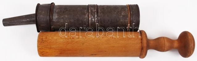 Régi hurkatöltő / 
Vintage sausage stuffer, 50cm