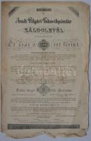 1893 Aradi Polgári Tekerékpénztár 500Ft záloglevél / Pfandbrief