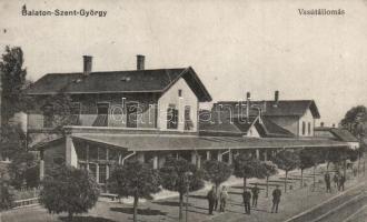 Balatonszentgyörgy vasútállomás (fa)