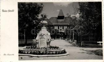 Palicsfürdő, fountain, park