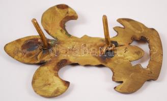 cca1940/1976 "Légy résen!" bronz cserkészjelvény; valamint egy próbaöntvény: "Munkásb...