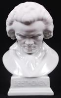 Beethoven, részben biszkvit porcelán mellszobor /  Beethoven, partly bisque porcelain bust, 21cm