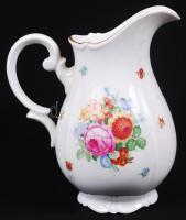 Hatalmas porcelán tétel: Kiöntők, cukortartók, többnek nincs fedője, jelzettek, hibátlanok összesen ...